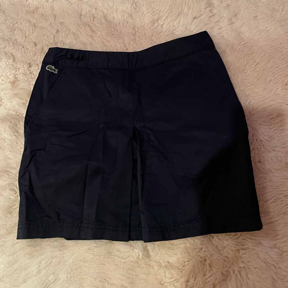 Lacoste Navy Blue Golf Skort